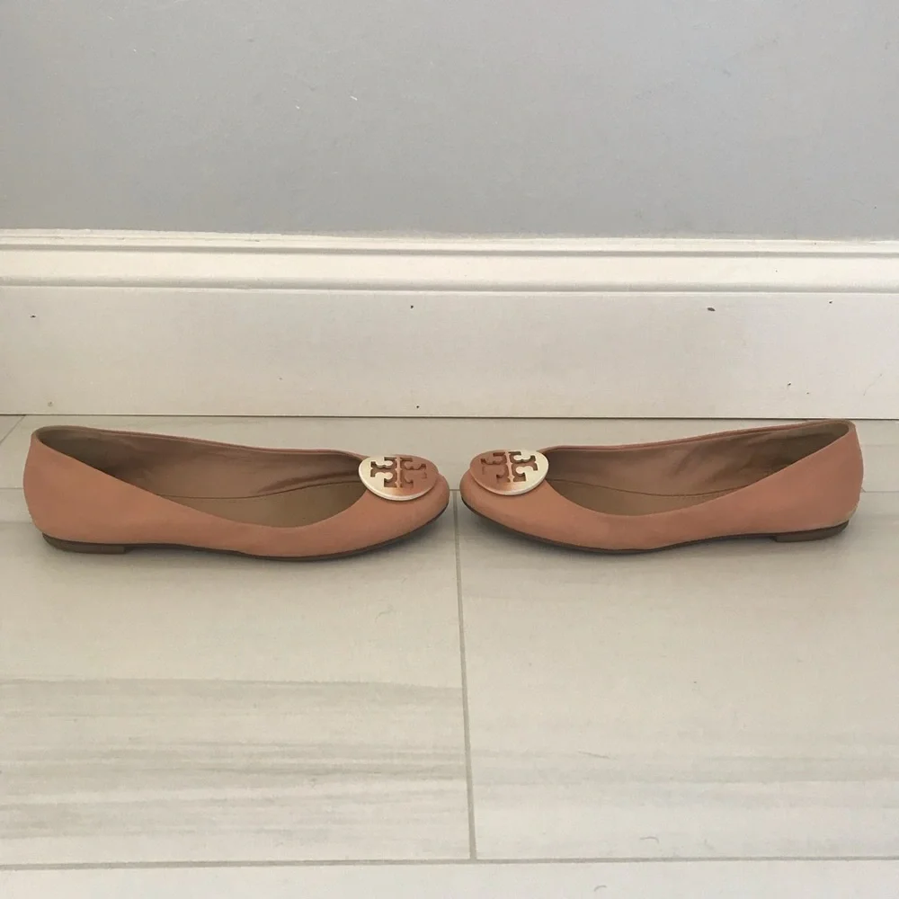 Tory Burch Beige Neutral Flats, size - Picture 4 of 11